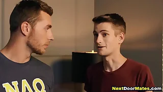 boy spanked & fucked by fraternity step brother